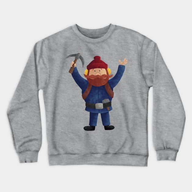 Yukon Cornelius Crewneck Sweatshirt by Dogwoodfinch